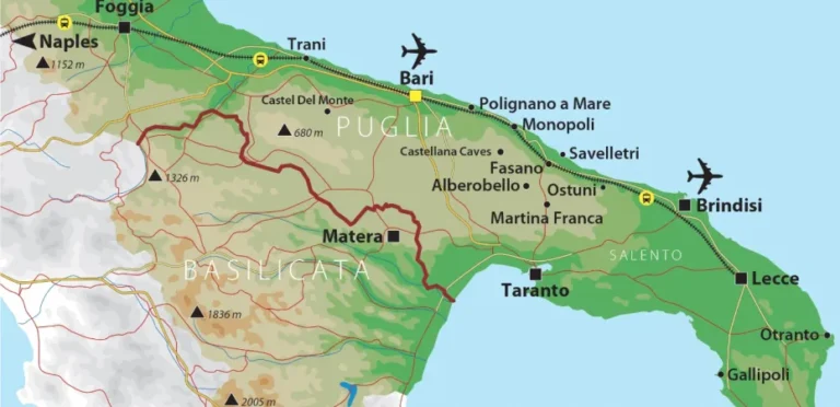 Come arrivare a Monopoli e dintorni dall’Aeroporto di Bari