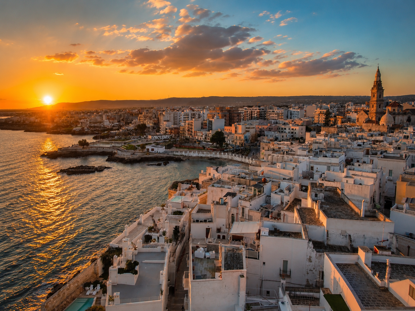 Dove vedere il tramonto più bello vicino Monopoli