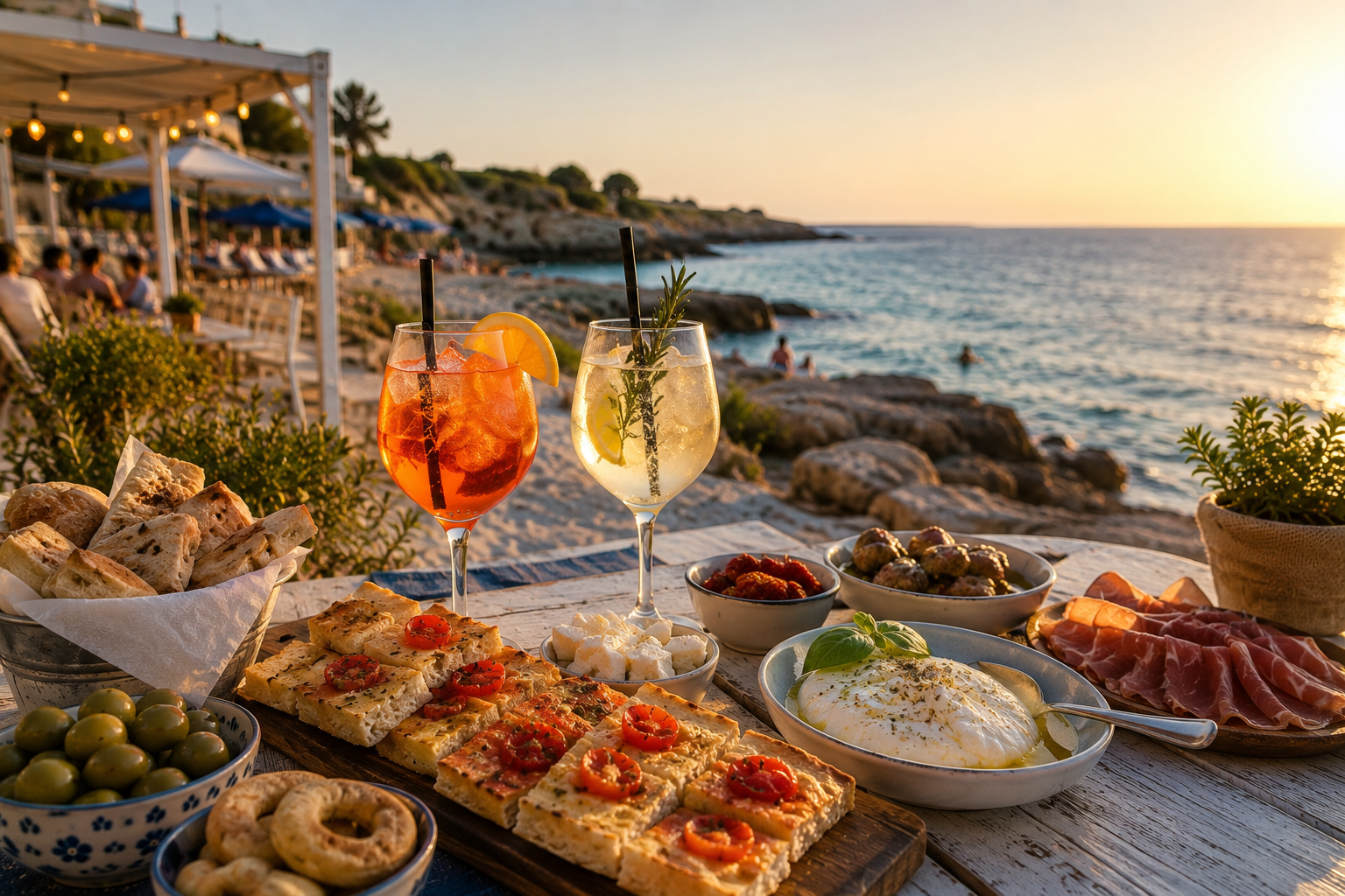 Dove fare aperitivo vista mare a Monopoli: i luoghi più belli al tramonto